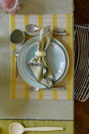 HKLIVING Ease napkins set of 2, dune 50x50 cm 