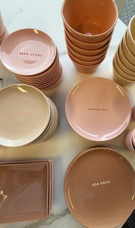 Vondels Bowl ceramic Ciao Bella Orange