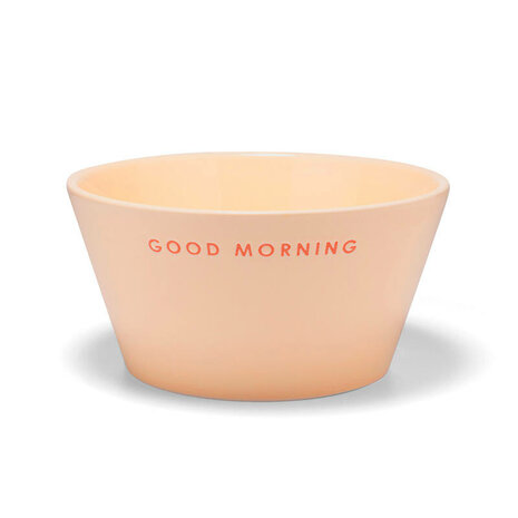 Vondels Bowl ceramic Good morning camel