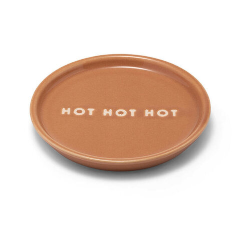 Vondels Petit four bordje HOT HOT HOT terracotta