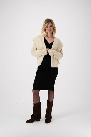 Zusss vest met schouder detail