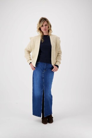 Zusss vest met schouder detail