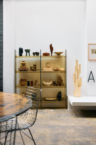 HKLIVING Modular Acrylic Cabinet 160cm Olive green