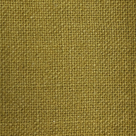 HKliving retro Hocker Linen, Burnt Ochre