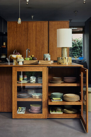 HKLIVING Teak Cube Large