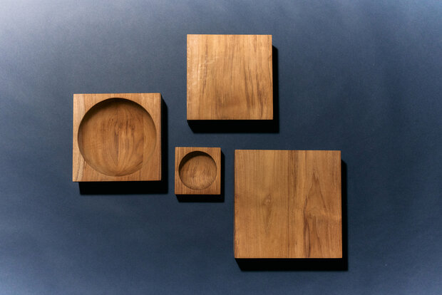 HKLIVING Teak Bowl, Medium