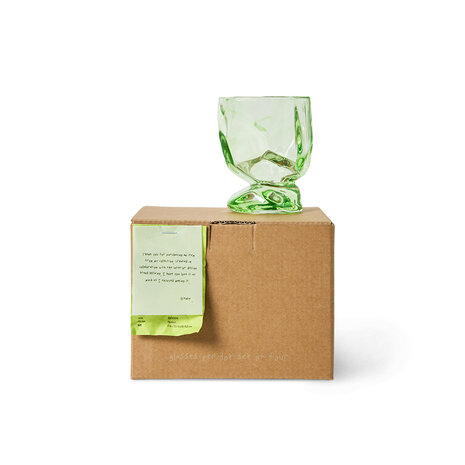 HKLIVING Glasses Peridot Set of 4