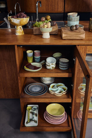 HKLIVING 70s Ceramics Platter Cherry