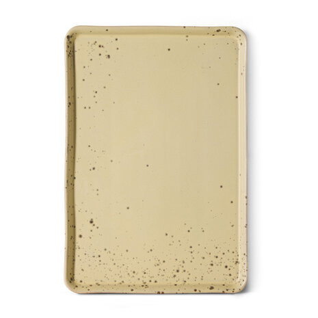 HKLIVING 70s Ceramics Large Tray Grit