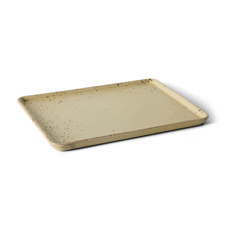 HKLIVING 70s Ceramics Large Tray Grit