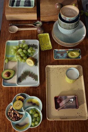 HKLIVING 70s Ceramics Large Tray Grit