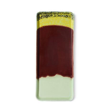 HKLIVING 70s Ceramics Cake Tray Cherry