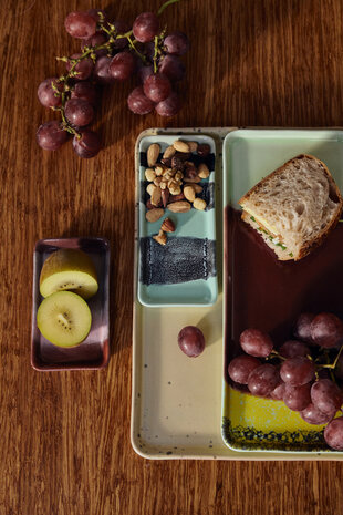 HKLIVING 70s Ceramics Cake Tray Cherry