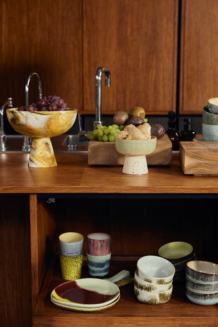 HKLIVING 70s Ceramics Coffee mugs artistic set of 4