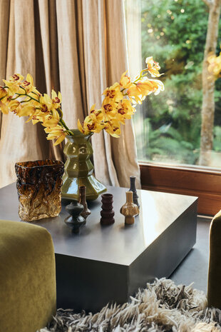 HKLIVING 70s Ceramics Small Vases Palette Set Of 5