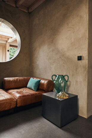 HKLIVING Velvet Cushion Deep Sea 50x35cm