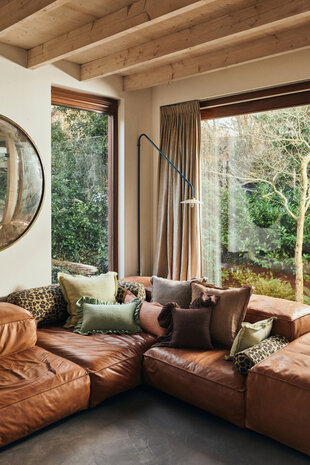 HKLIVING Linen Cushion Magnolia 70x30cm