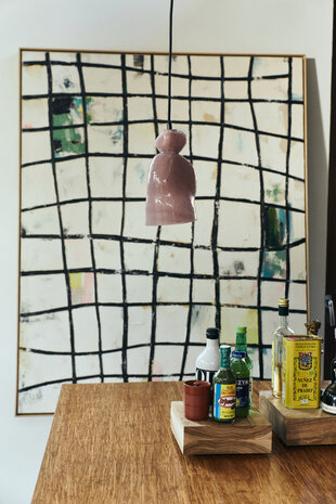 HKLIVING Gemstone Lamp Amethyst