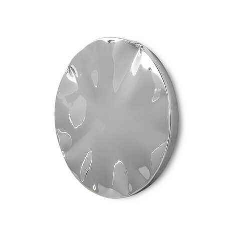 HKLIVING Dent Wall Sculpture Chrome