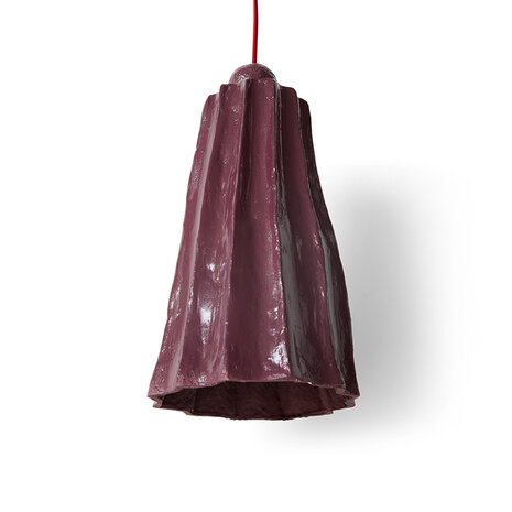 HKLIVING Flow Pendant Lamp Burgundy