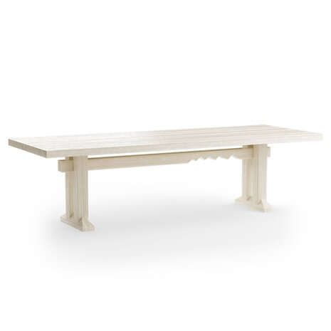 HKLIVING Forma Dining Table Pearl 280cm