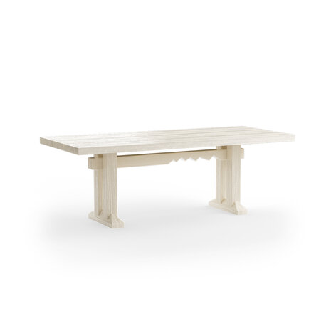 HKLIVING Forma Dining Table Pearl 220cm