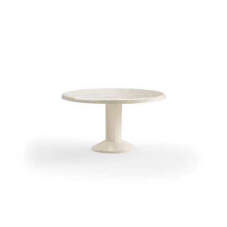 HKLIVING Forma Dining Table Roound 140cm Pearl