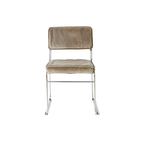 HKLIVING Endless Dining Chair Velvet Dirty Chai