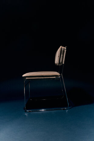 HKLIVING Endless Dining Chair Velvet Dirty Chai