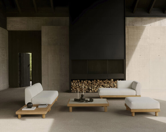 Ethnicraft Monocle Outdoor Modulaire Sofa Set Right