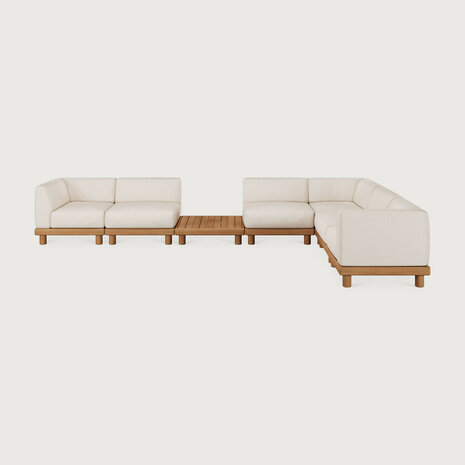 Ethnicraft Monocle Outdoor Modulaire Sofa Set Right