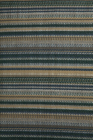 Ethnicraft Outdoor Zahara Poef Blue Stripe