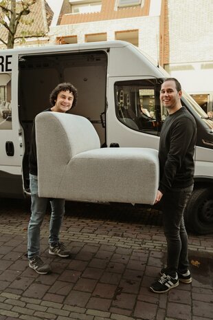 Gratis bezorging en montage