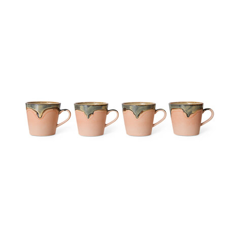 HKLIVING 70's ceramics Cappuccino Mug Blossom