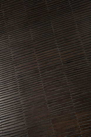 Ethnicraft Grooves salontafel teakhout zwart 170x120cm