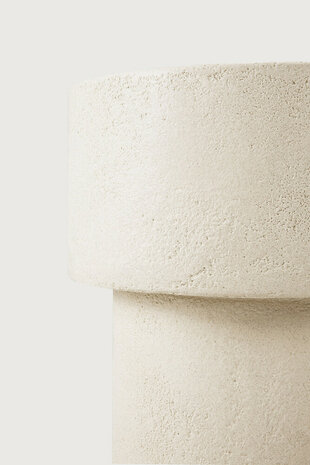 Ethnicraft Elements Bijzettafel Off White In Paddenstoel Vorm