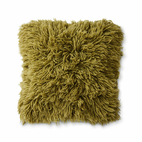 HKLIVING Fluffy Cushion Olive