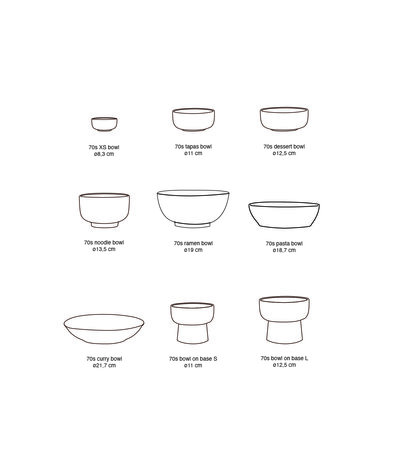 HKLIVING 70s Ceramics Dessert Bowl Glaze