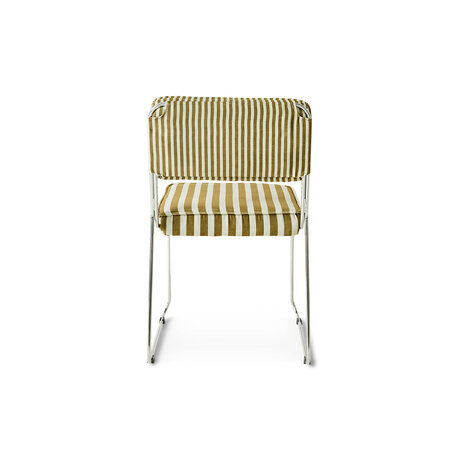 HKLIVING Endless Dining Chair Stripe, sunflower