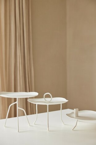 K'willeminhuis De lage tafelschaal wit