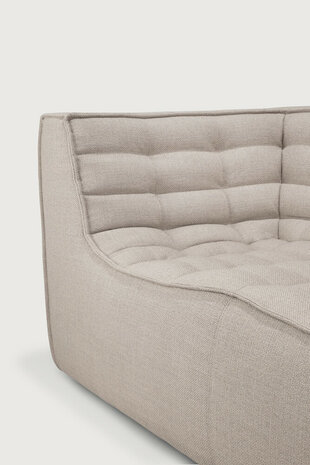 Ethnicraft N701 3 Zits Bank Beige