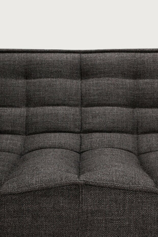 Ethnicraft N701 2 Zits Bank Dark Grey