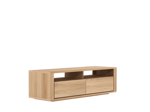 Ethnicraft Shadow TV-cupboard 2 drawers oak