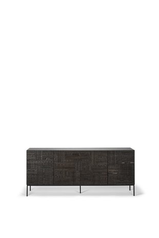 Ethnicraft Tabwa ancestors 4 doors sideboard