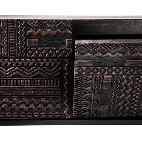 Ethnicraft Ancestors Tabwa tv cupboard 1 flip down door 1 drawer