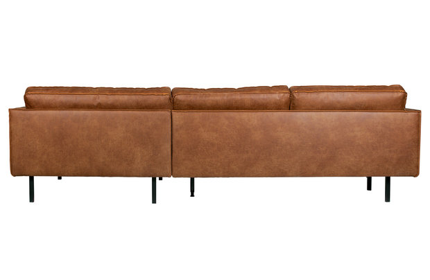 BePureHome Rodeo chaise longue bank links cognac