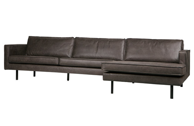 BePureHome Rodeo chaise longue bank rechts cognac