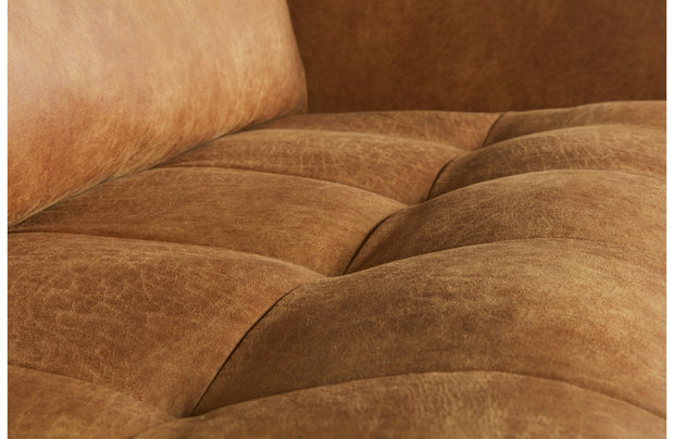 WOOOD Premium Rodeo classic 3 zits Bank cognac