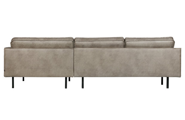 BePureHome Rodeo chaise Lounge rechts elephant skin