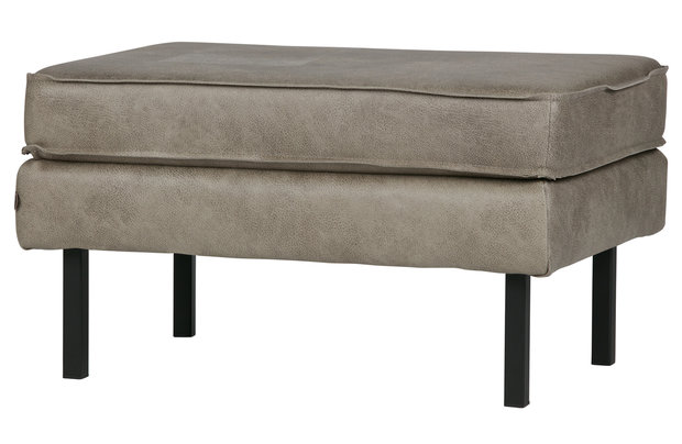 WOOOD Premium Rodeo hocker op poten elephant skin
